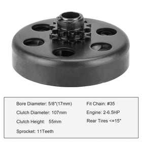 SEHNSUCHT clutch mounted on a go-kart showing smooth drivetrain power transfer
