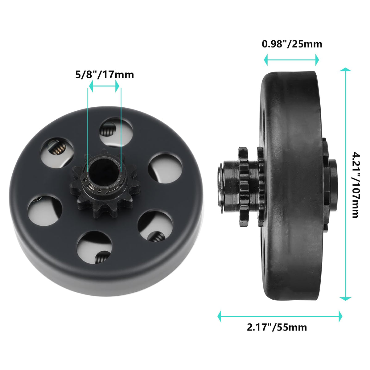 SEHNSUCHT sprocket close-up highlighting 11-tooth design for reliable chain engagement