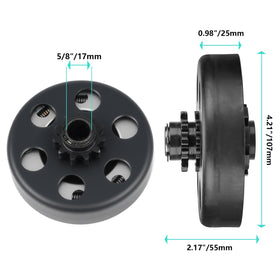 SEHNSUCHT sprocket close-up highlighting 11-tooth design for reliable chain engagement