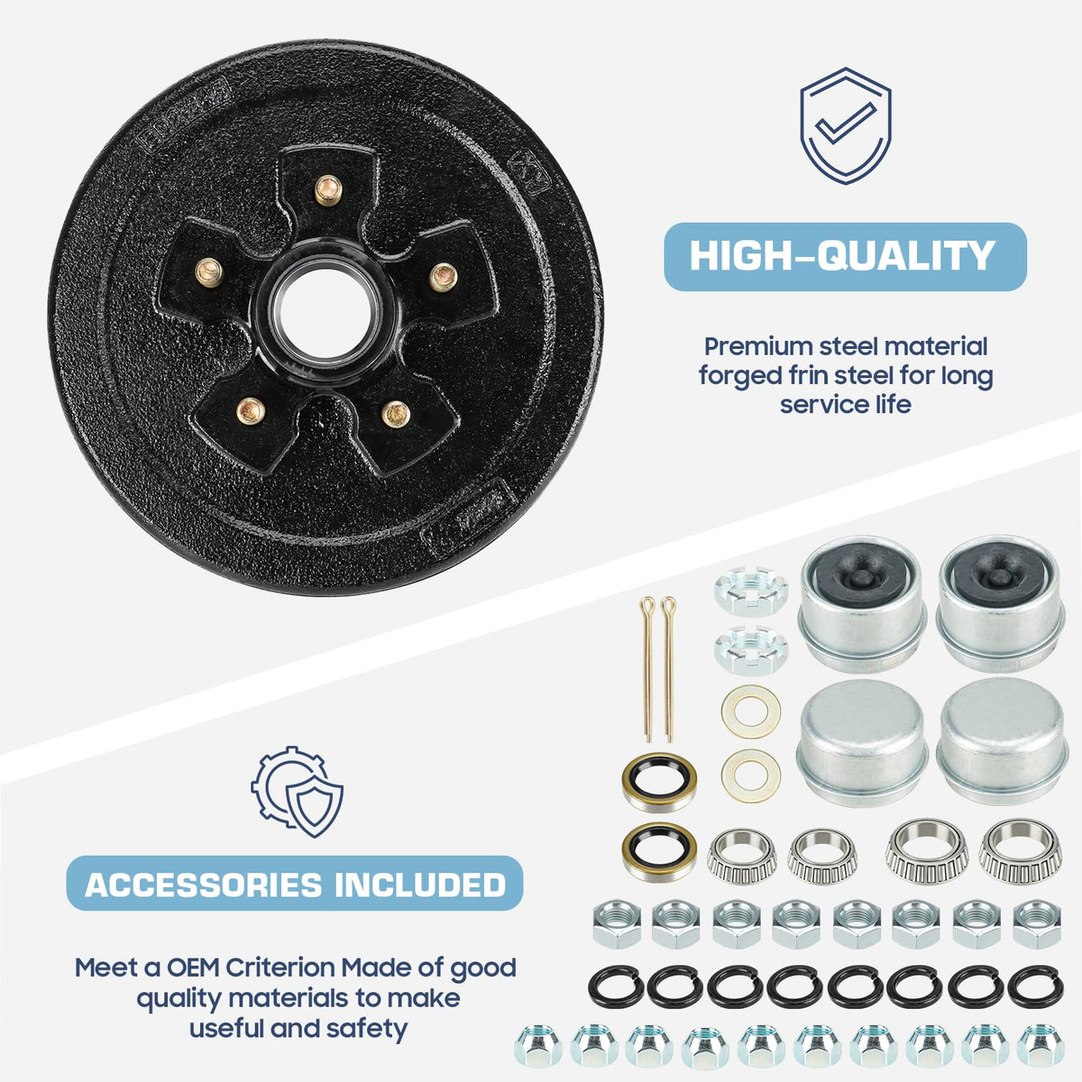 SEHNSUCHT dust cap and grease seal closeup highlighting moisture protection