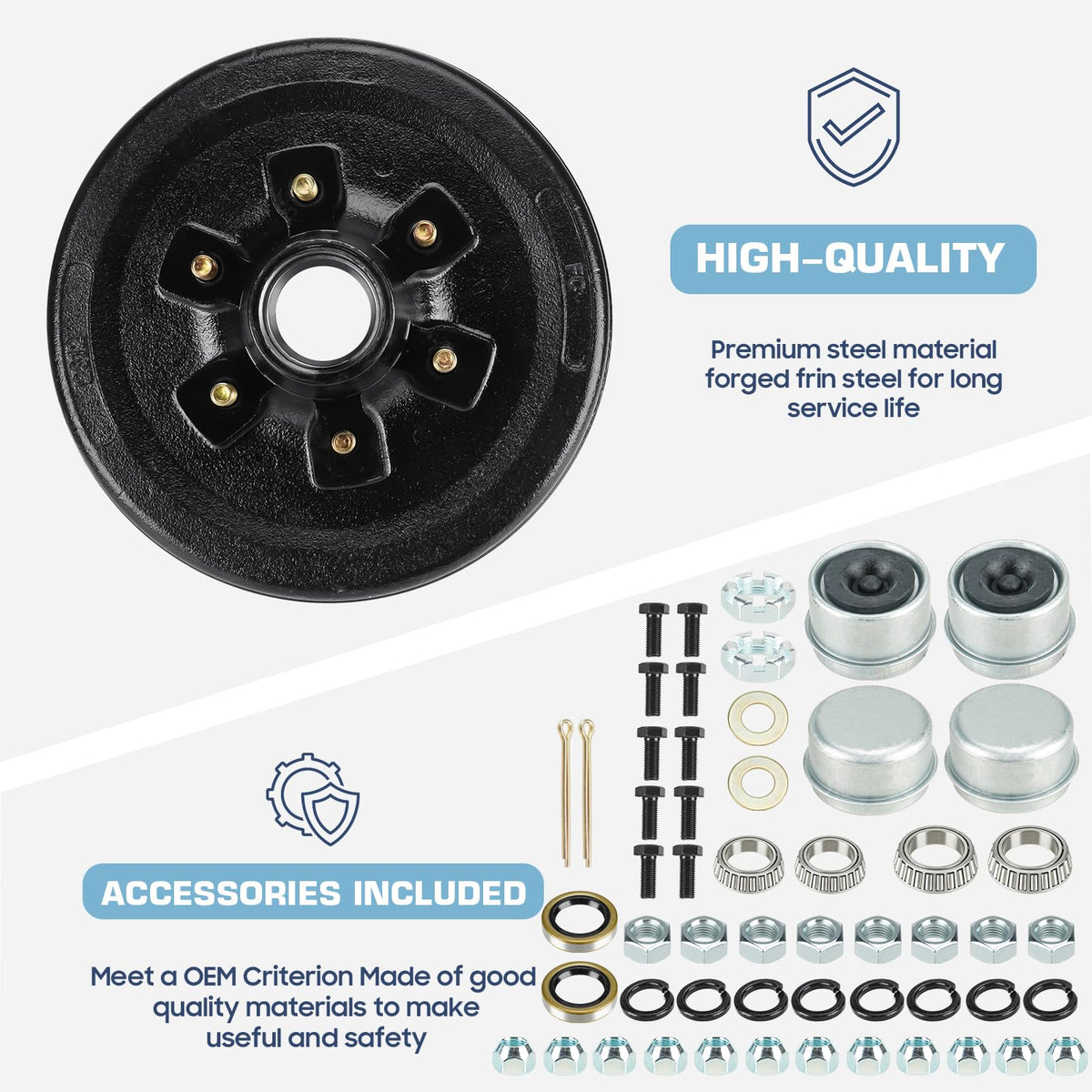 SEHNSUCHT dust cap and rubber plug detail protecting bearings