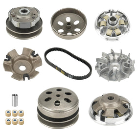 SEHNSUCHT front view of clutch and variator kit showing complete components and fitment benefit