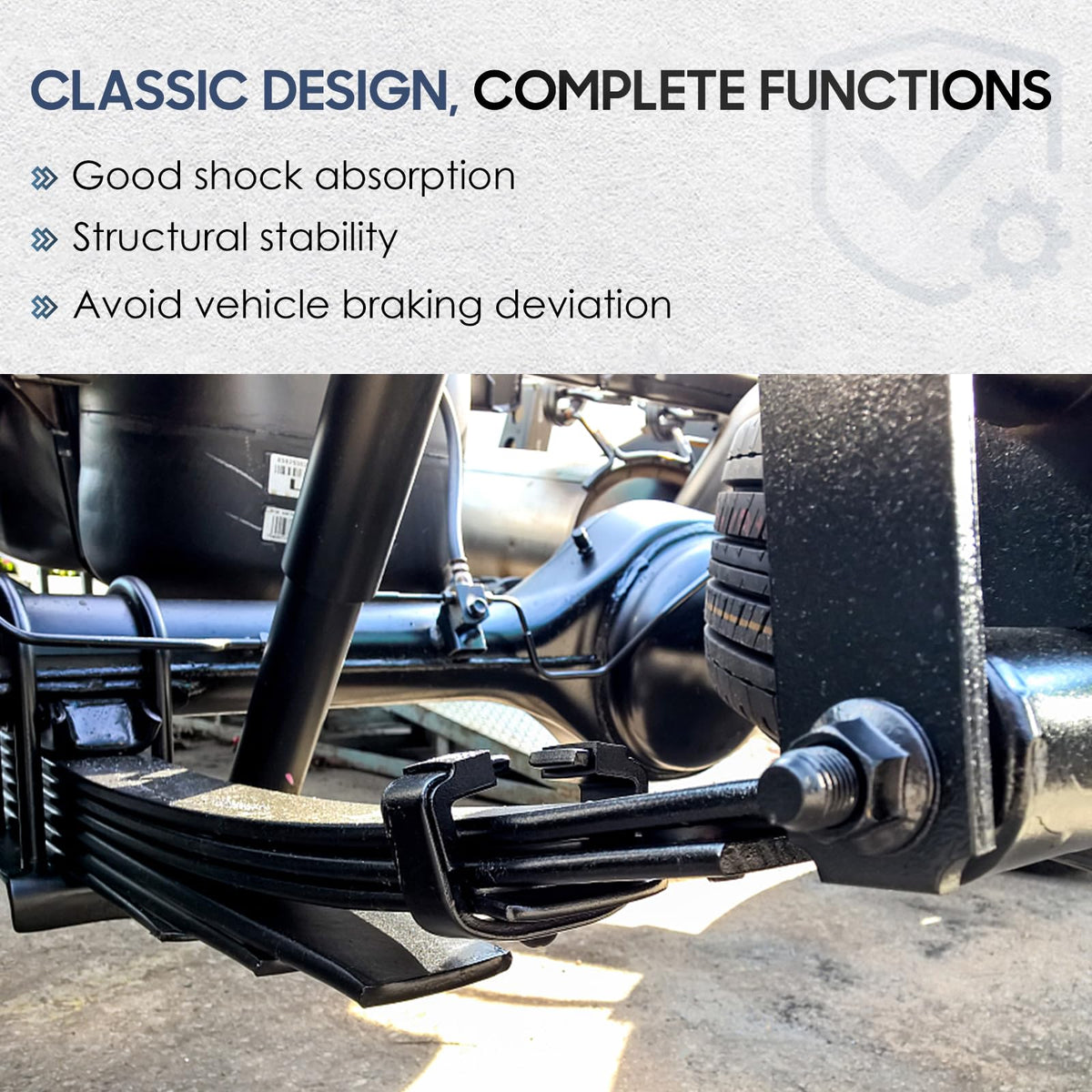 SEHNSUCHT hanger and shackle assembly displayed to show bolt pattern and fitment ease