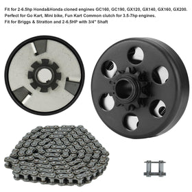 SEHNSUCHT clutch installed on minibike rear-wheel, shows real-world riding use
