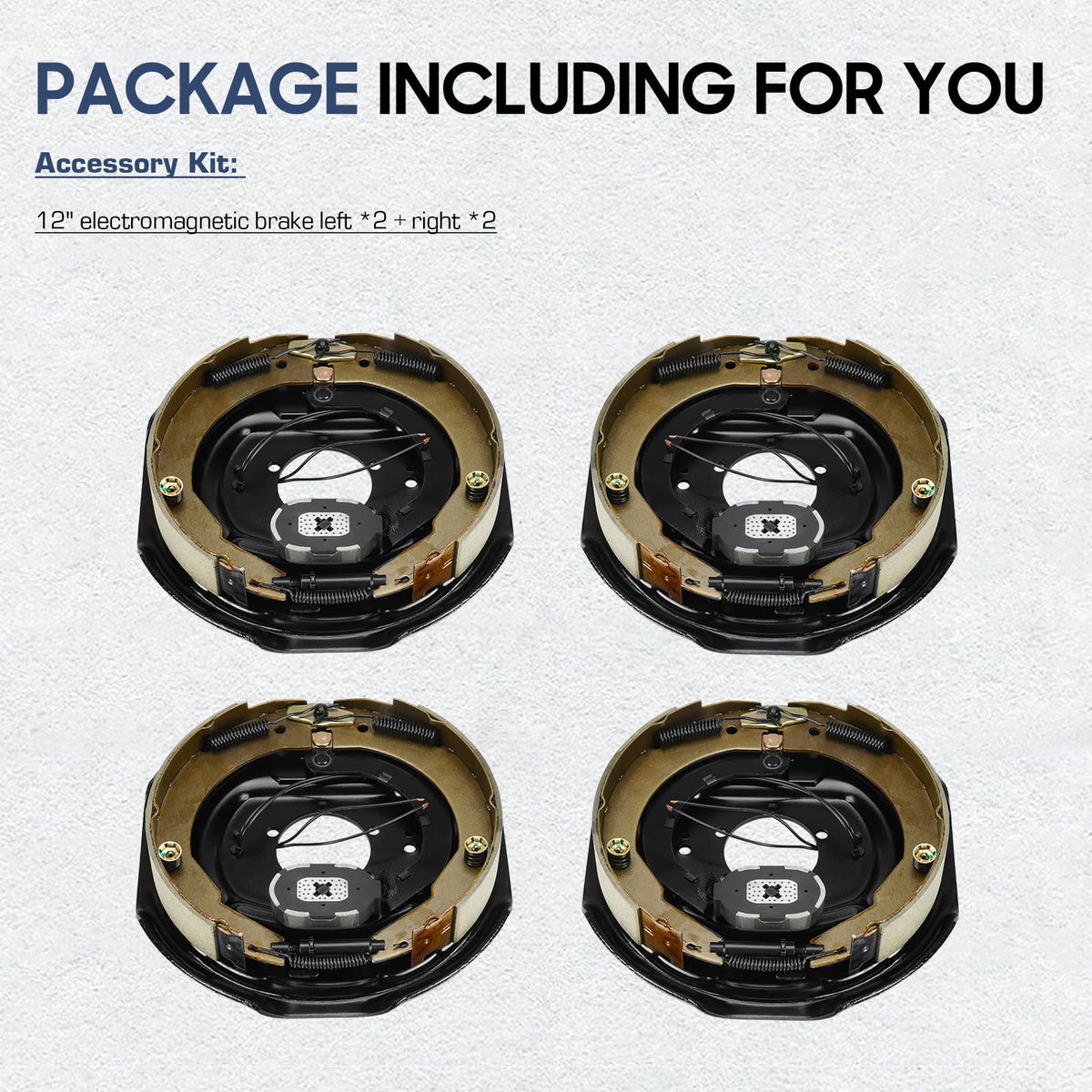 SEHNSUCHT packaging layout showing included left and right brakes