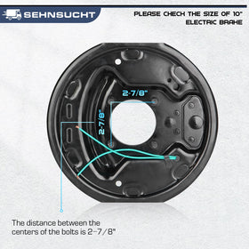 SEHNSUCHT side profile of mounted brake illustrating assembly depth