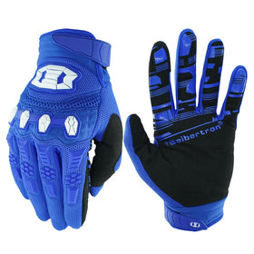 Seibertron gloves front view showing fit and protection for confident riding