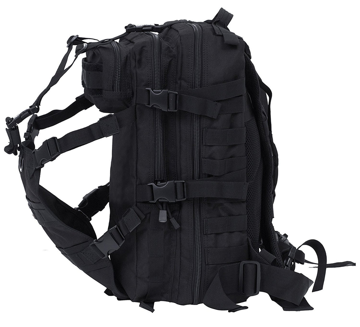 Seibertron molle webbing detail offering expandable attachment options