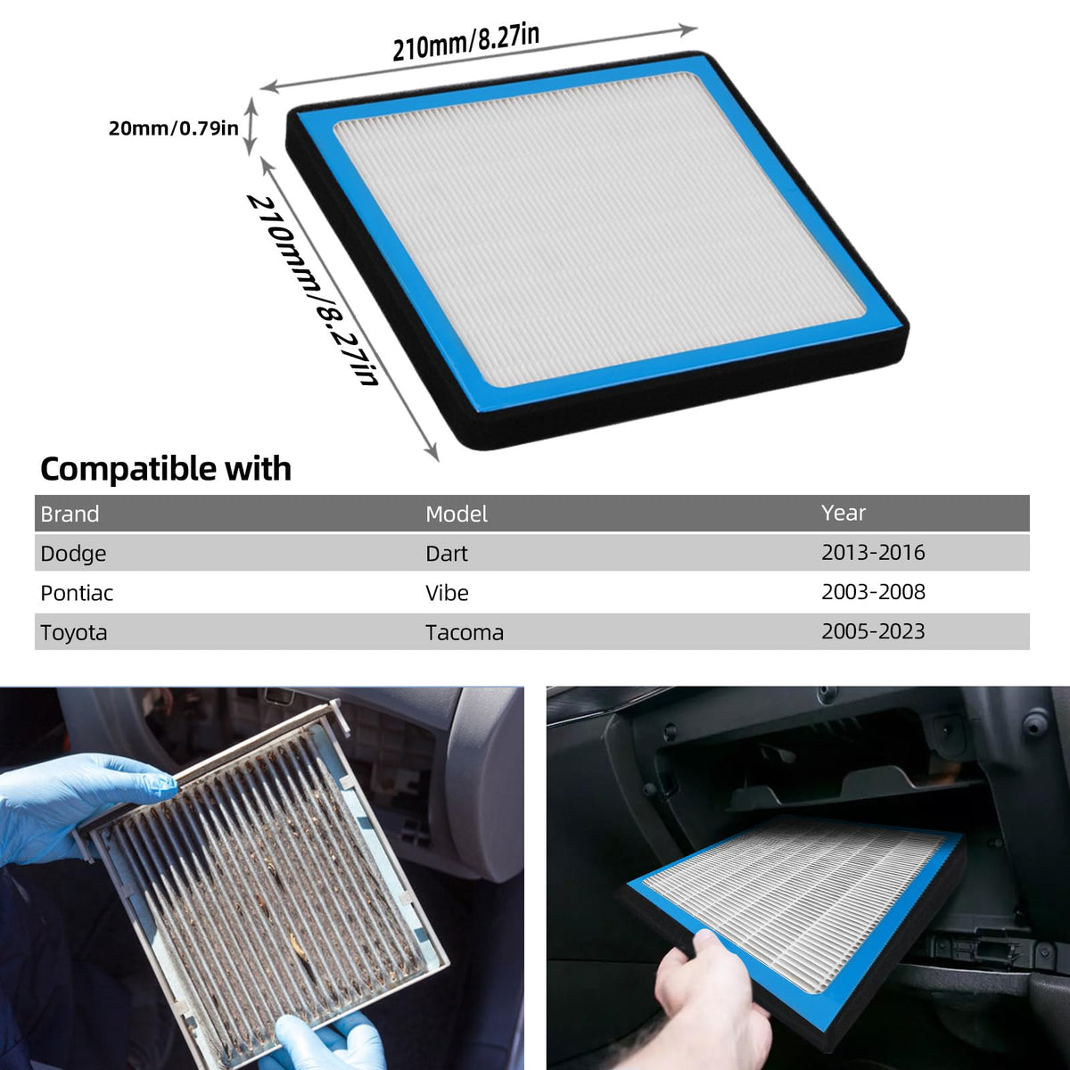 SEINECA honeycomb activated carbon detail that reduces odors and gases