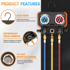 Sejaede color-coded hoses and brass fittings demonstrating leak-resistant connections