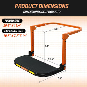 SEKAM in use on truck tire providing safe roof access benefit