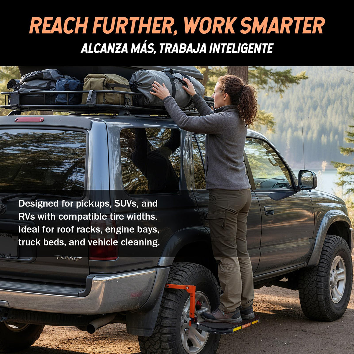 SEKAM rubber bumper contacting wheel to protect rim finish and grip