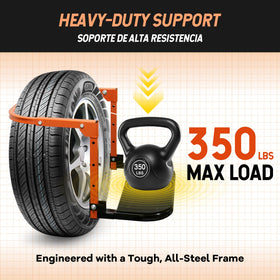 SEKAM size comparison with ruler showing fit for up to 15 inch tires