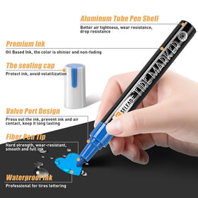 SELEAD aluminum barrel detail showing protective shell for longer ink life benefit