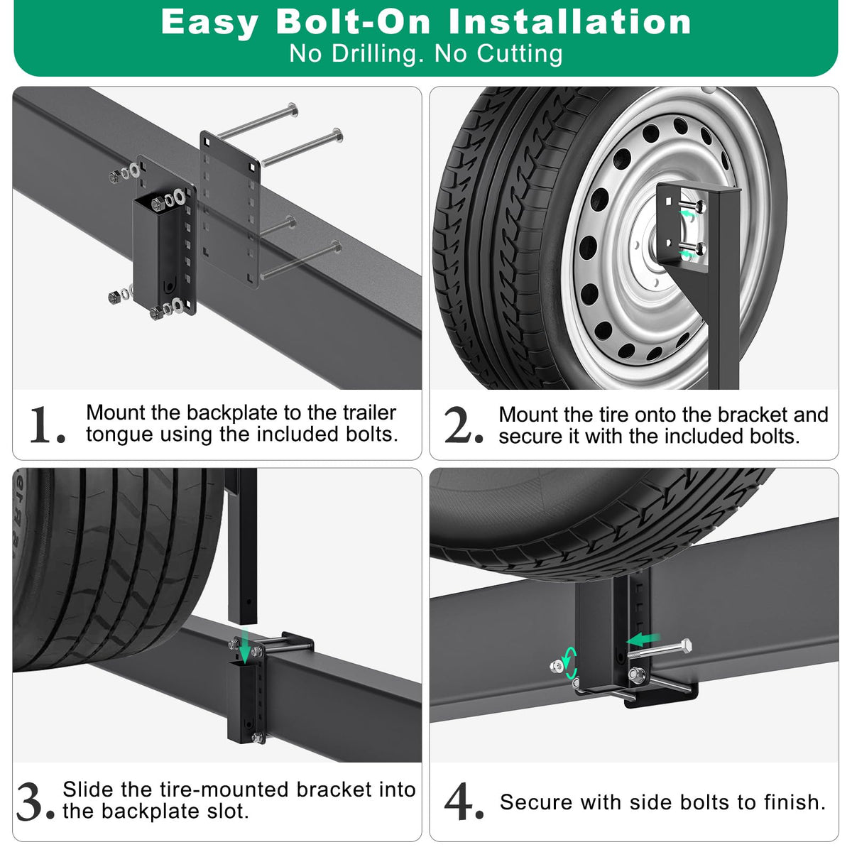 SELEWARE installed on trailer in driveway showing practical real-world use
