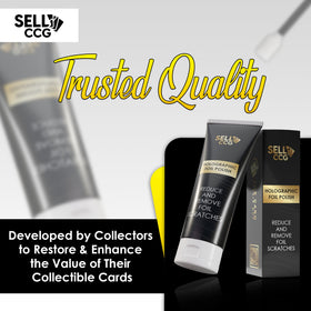 SellCCG framed card in lifestyle scene showcasing renewed foil appearance