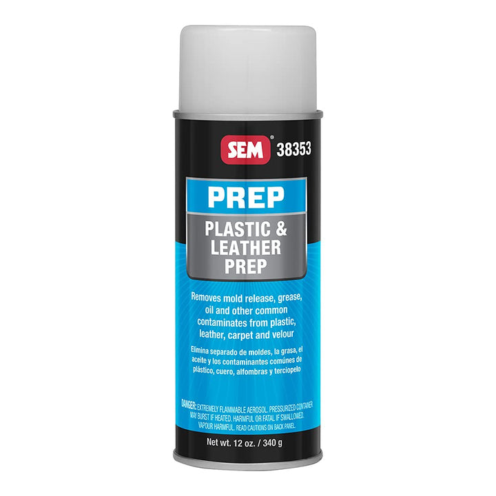 SEM 38353 front can showing label and 12 oz aerosol, clear product ID and ease of use