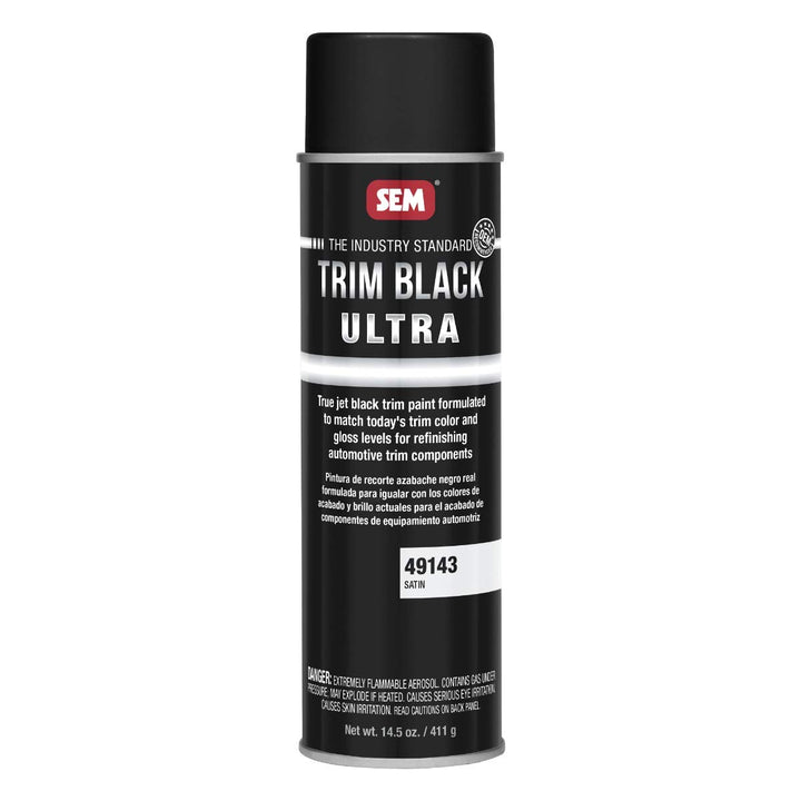 SEM 49143 can front view showing label and professional satin finish benefit