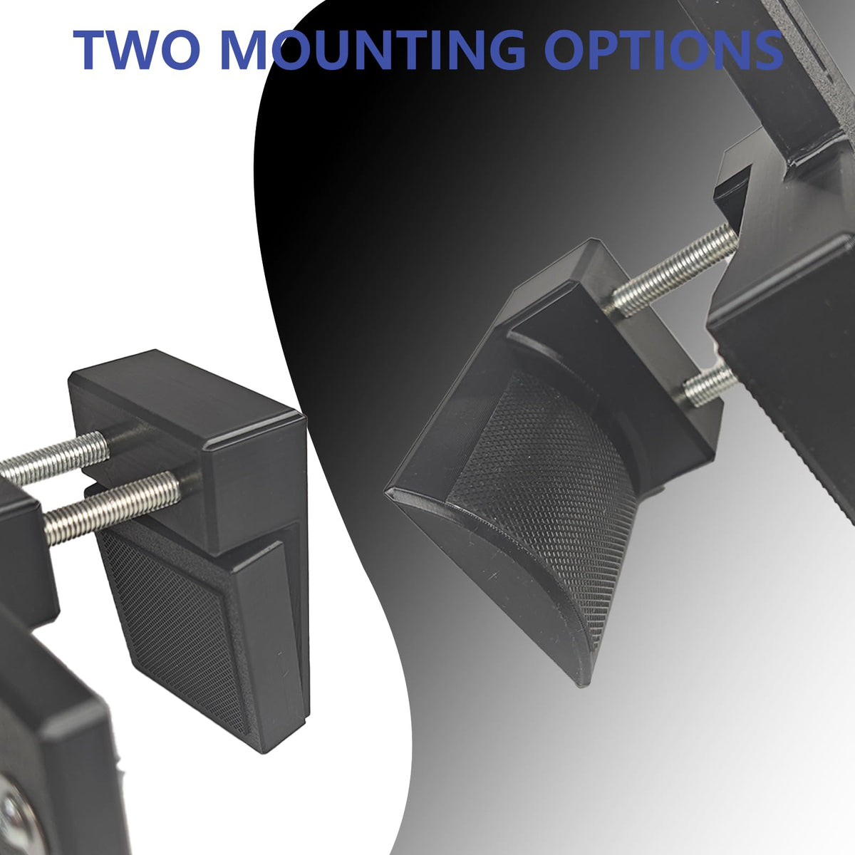 semihacker side profile in cup holder demonstrating stable clamp fit