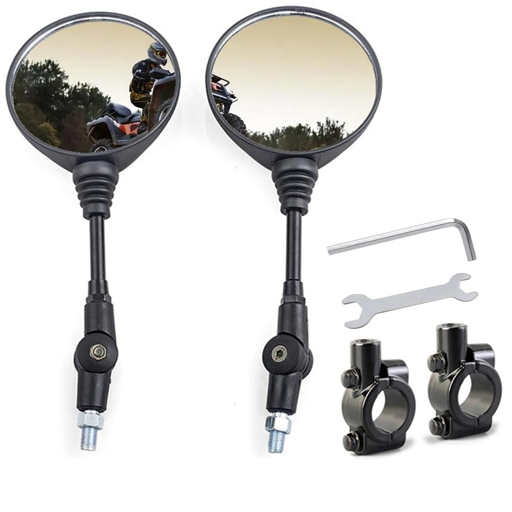 SEMIMO front view of mirror pair showing packaging and ready-to-install convenience