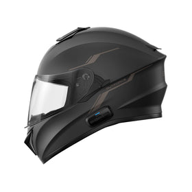 Sena OutForce interior liner close-up showing comfort padding and removable washable liner