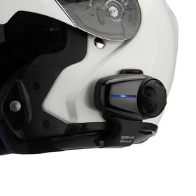 sena smh10d lifestyle on motorcycle riders using intercom for safe communication