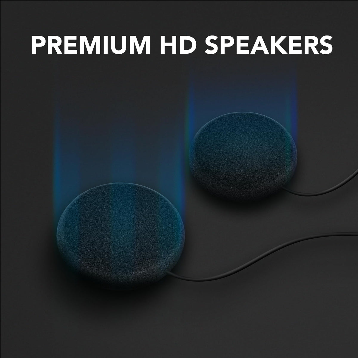 Sena Spider ST1 HD speaker detail conveying clearer sound and improved bass