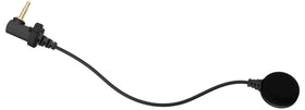 Sena wired boom microphone detail showing flexible boom for clear voice pickup