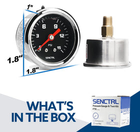 senctrl adapter and O-rings kit display for leak‑free 3/8" fuel line connection benefit