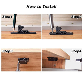 SENENQU screws and hardware laid out showing easy-install benefit