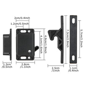 SENENQU mounted on RV cabinet demonstrating secure closure benefit