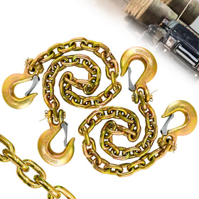 SENKEYFE front view of packaged G80 chains showing two-pack and benefits