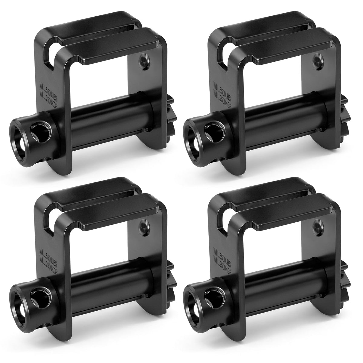 SENKEYFE front view sliding winch showing mount and compact footprint, durable secure fit