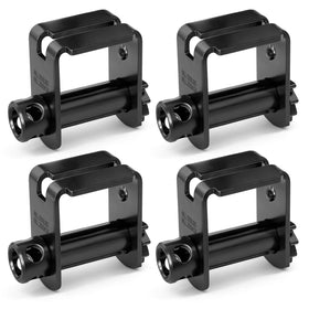 SENKEYFE front view sliding winch showing mount and compact footprint, durable secure fit