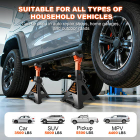 SENKEYFE height adjustment scale illustrating adjustable range for clearance