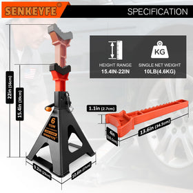 SENKEYFE oversized foot base view providing broad ground contact and stability