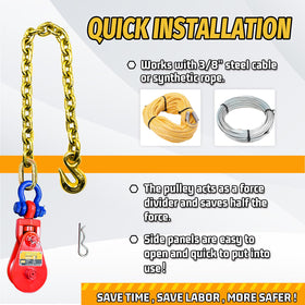 SENKEYFE swivel shackle in motion showing 360-degree rotation for safer anchoring