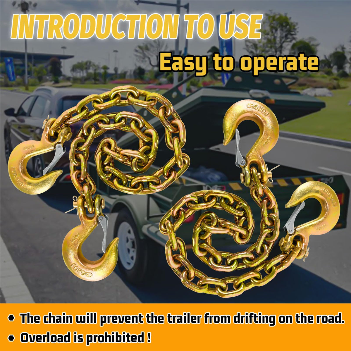 SENKEYFE welded chain link detail showing strong full-weld construction benefit