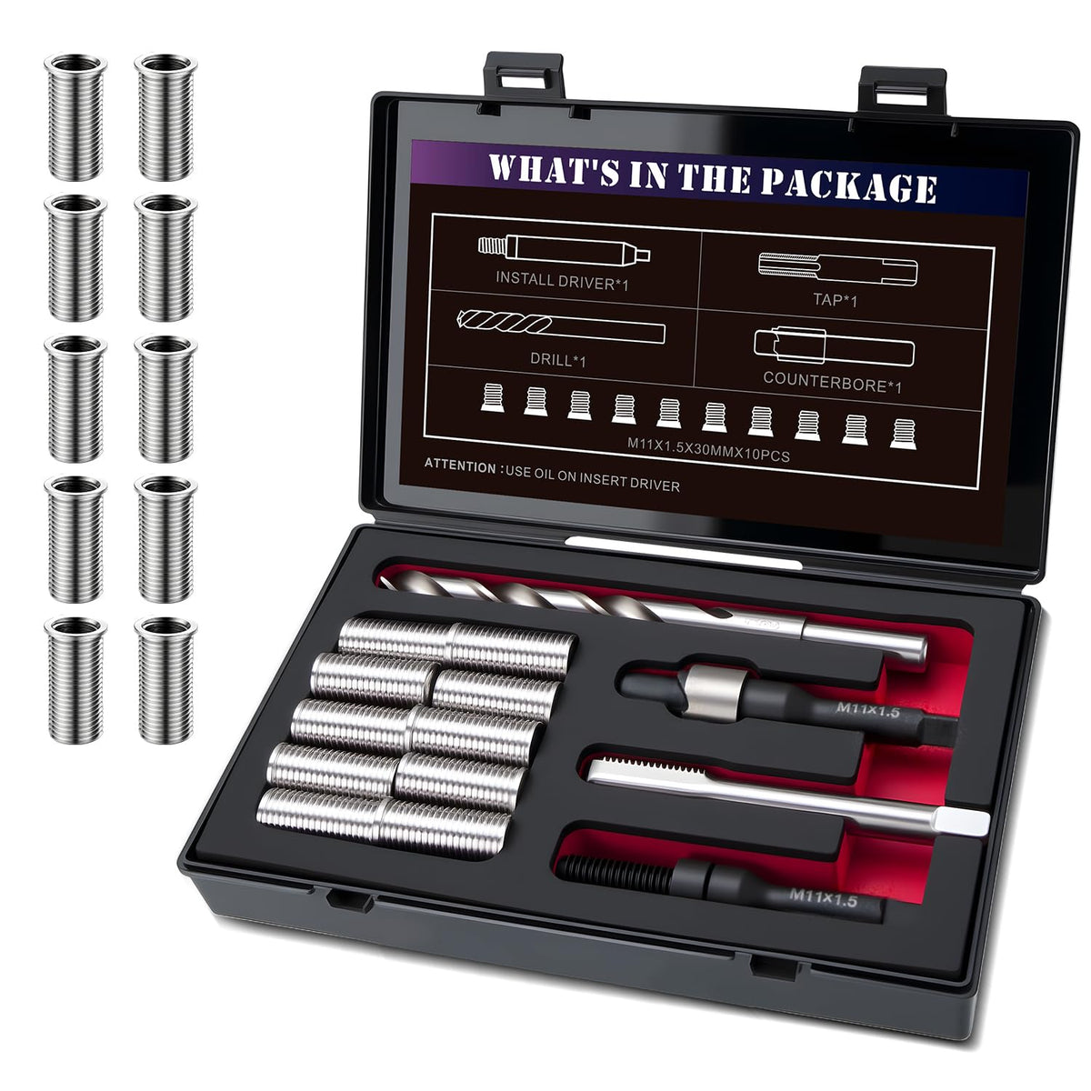 SENNMONN front of kit showing tools neatly arranged and ready for repairs
