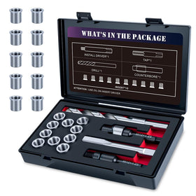 SENNMONN kit open showing tools and ten stainless inserts for organized portability
