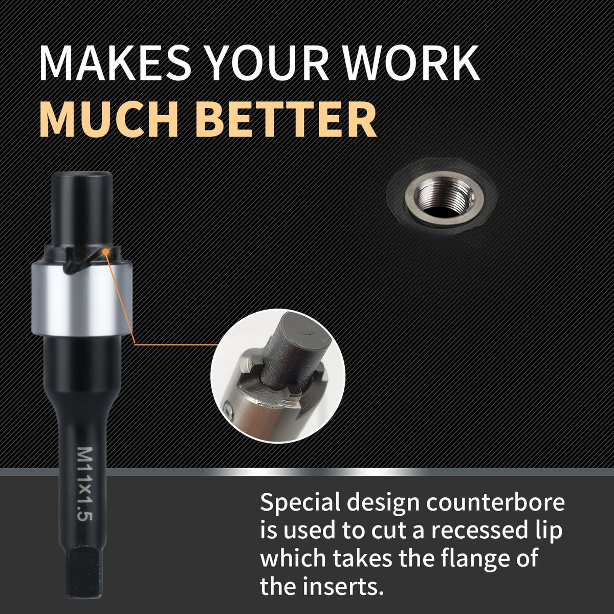 SENNMONN labeled insert size and markings for quick identification and accuracy