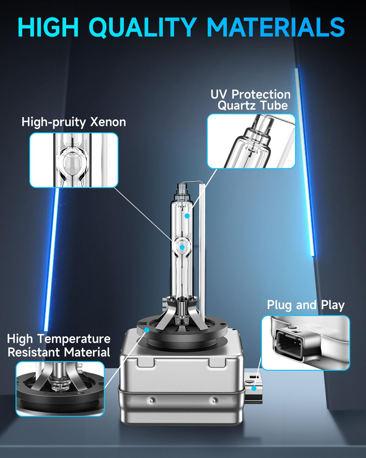 SENROBO stainless steel bracket and connector detail for secure plug-and-play fit