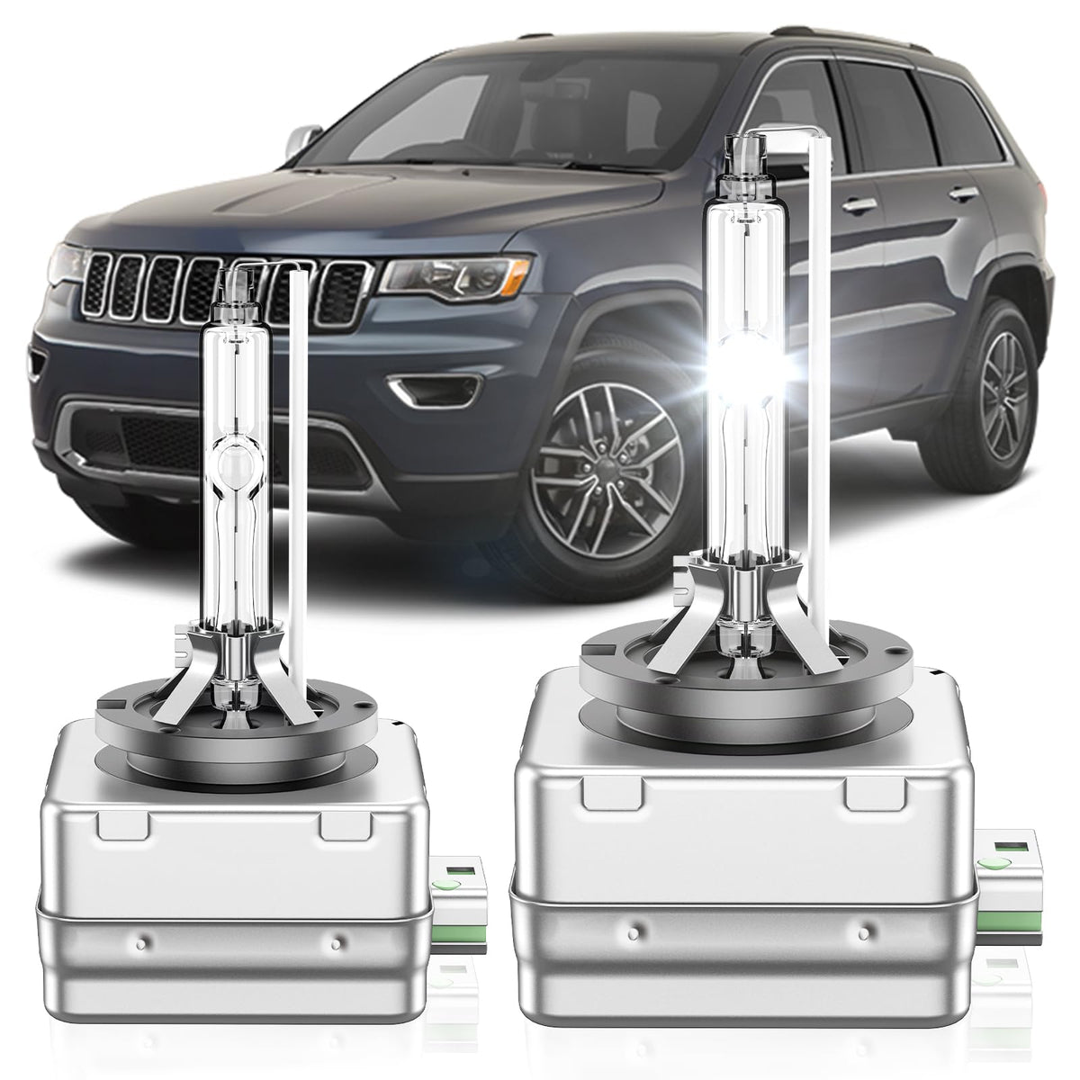 SENROBO front packaging D3S xenon bulb showing product clarity and fit