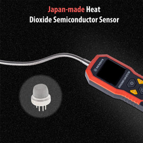 SENSYX sensor tip close-up showing sensitive semiconductor element for accurate detection