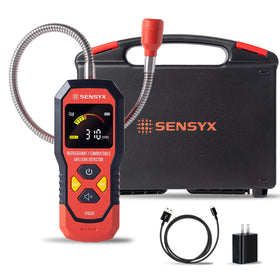 SENSYX front view of detector showing compact portable design and ease of handling