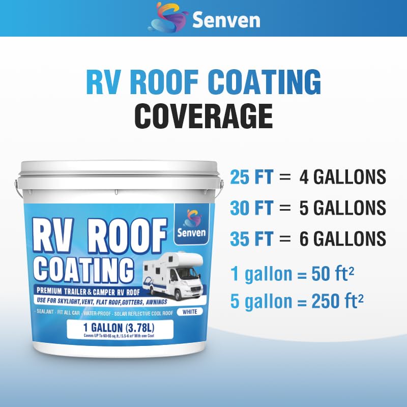 SENVEN product label showing EPDM and TPO compatibility for correct use