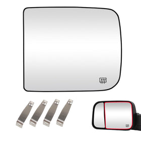 Senzeal front packaging showing left driver mirror glass and clear labeling for easy purchase