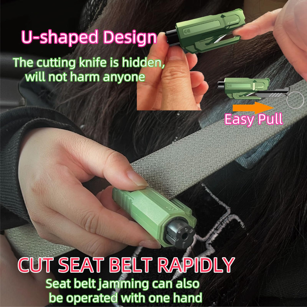 Seoulish ergonomic grip held in hand, ensures secure one-handed use