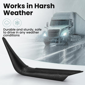 SEPEY side profile mounted on Freightliner showing seamless OEM-style benefit