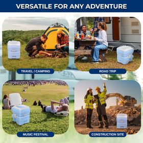 SereneLife packed in carry bag for effortless transport and tidy storage